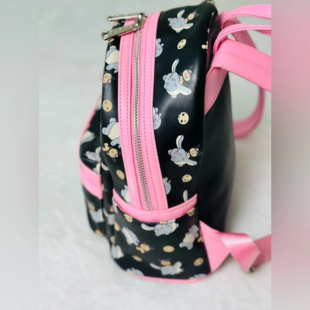 Loungefly Sanrio Glow In The Dark Kuromi and Baku Mini Backpack